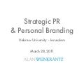 Personal Branding & Entrepreneurship - Hebrew Univ Jerusalem
