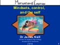 Personal control and the self