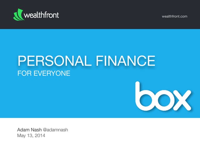 Personal Finance for Everyone (Box ...