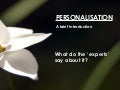 Personalisation Powerpoint