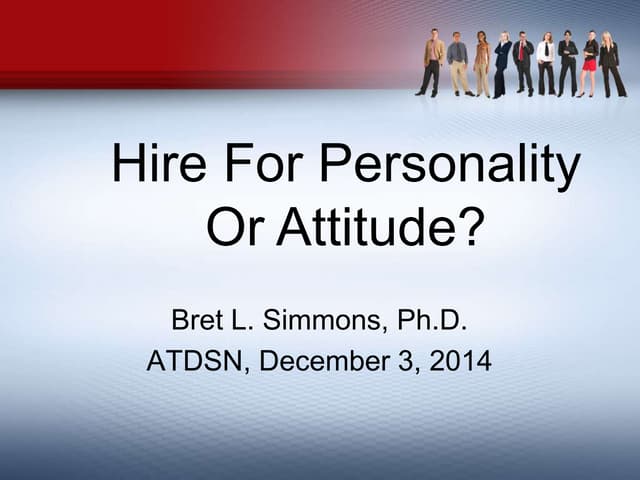 Should you hire for personality or ...