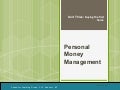 Personal money mgmt buying your first home