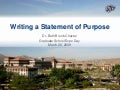Personal Statement for Graduate School