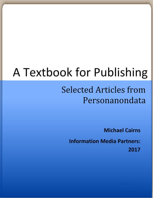 Personanondata Predications and Posts: 2006 - 2012