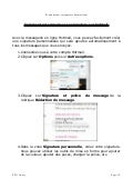 Personnaliser sa signature hotmail