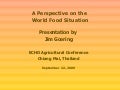 Perspectives On The World Food Situation 6