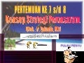 Pertemuan ke 7 dan 8  manajemen strategi agribisnis