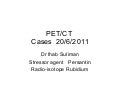 Petct cases 2062011