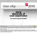 More Elements of UX: real-world design deliverables