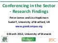 Video-Conferencing in the UK HE & FE Sectors - Research Findings