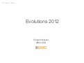 Evolutions XWiki 2012