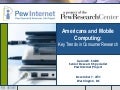Americans and Mobile Computing: Key Trends in Consumer Research