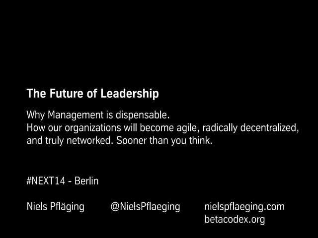 The Future of Leadership. Impulse b...