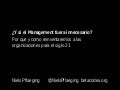 ¿Y si el Management fuera innecesario? 