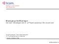 Managing the Marriage: Device Development in a Pharmaceutical Environment