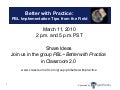 BWP Session 3 - The Project Spiral