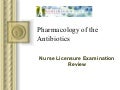 PHARMACOLOGY - ANTIBIOTICS