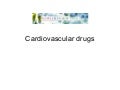 NurseReview.Org Pharmacology  Cardiovascular Drugs
