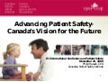 Strategic priorities in Patient Safety