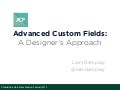 Advanced Custom Fields: a Designer&rsquo;s Approach