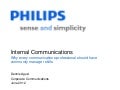 Philips Internal Communications: Why every communications professional should have community manager skills