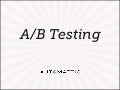 A/B Testing the WordPress Way