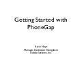 Getting Started with PhoneGap