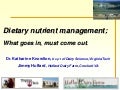 Precision Feeding of Phosphorus for Dairy Farms- Katharine Knowlton