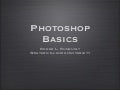 Photoshop Basics