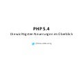 PHP 5.4: Die wichtigsten Neuerungen im Überblick