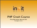 Php Crash Course - Macq Electronique 2010
