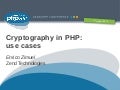 Cryptography in PHP: use cases