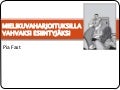Mielikuvaharjoittelulla vahvaksi esiintyjäksi