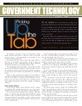 Picking Up The Tab - a Government Technology story about self-funded eGovernment