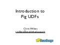 Intro to Pig UDF
