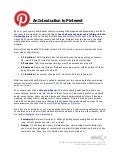 An Introduction to Pinterest