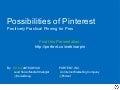 Possibilities of Pinterest