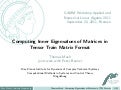 Computing Inner Eigenvalues of Matrices in Tensor Train Matrix Format
