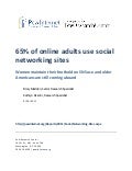 "65% of online adults use social networking sites" uso de medios sociales en la sociedad americana (Pwe Internet) - 26AG11