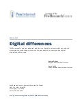 Pew Research Center: Digital Differences