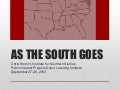 Chris Kromm As Goes the South