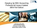 Piu   Keeping Up With Accounting   Fall, 2009   Draft