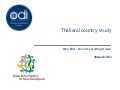 The strategic role of the private sector in agriculture and rural development - Thailand