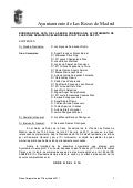 Pleno municipal de Las Rozas, día 27 de julio de 2011