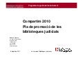 Pla de promoció de les bliblioteques judicials