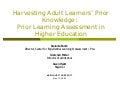 PLA Presentation - OrACRAO