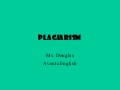 Plagiarism