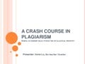 Plagiarism
