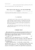 Planar spiral systems with waves of constant radial phase velocity