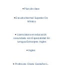 Plan De Clase